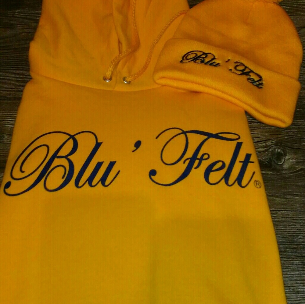 Hoodie's and matching beanie caps